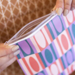 Sobre Pvc Paprika Retro Colores 26X23Cm Con Cierre Zip
